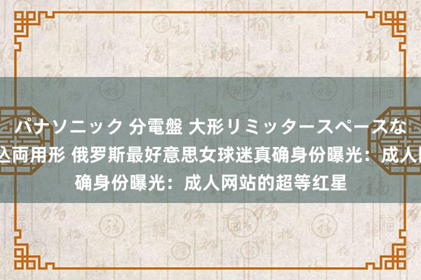 パナソニック 分電盤 大形リミッタースペースなし 露出・半埋込両用形 俄罗斯最好意思女球迷真确身份曝光：成人网站的超等红星