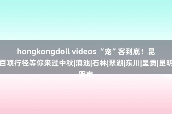 hongkongdoll videos “宠”客到底！昆明百项行径等你来过中秋|滇池|石林|翠湖|东川|呈贡|昆明市